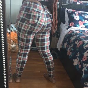 Plaid Jeggings